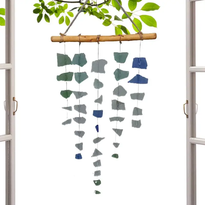 

Стеклянный колокольчик, стекло и коряги, украшение в виде колокольчика, прибрежное украшение для любителей солнечного света, двор, терраса, солнечная комната, окно, сад, патио