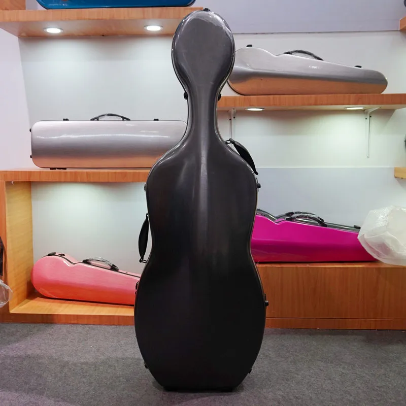 

Cello High-quality Carbon Fiber case Cello 4/4 case Carbon Fiber Cello Hard case with Wheels 3.3 kg