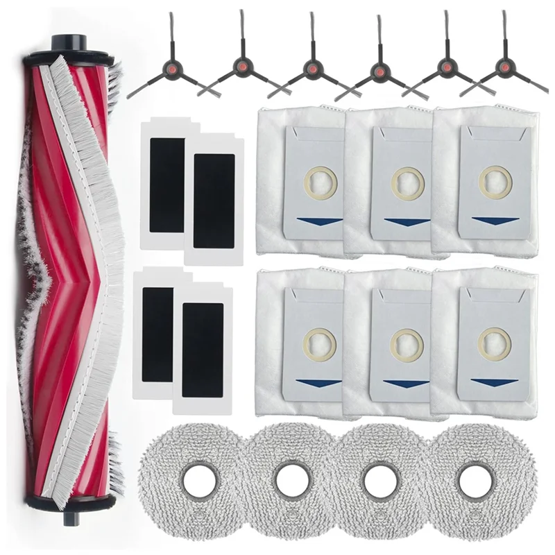 WHYY-для Yeedi M12 PRO + робот-пылесос, основная боковая щетка, фильтр Hepa, швабра, тканевые мешки для пыли, запасные части