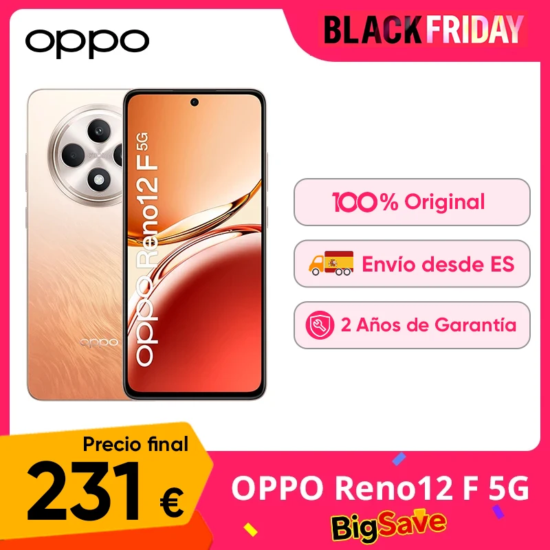 Global Version OPPO Reno12 F 5G Smartphone MTK Dimensity 6300 6.67inches 120Hz Screen 50MP Rear Camera 5000mAh Battery Reno 12F