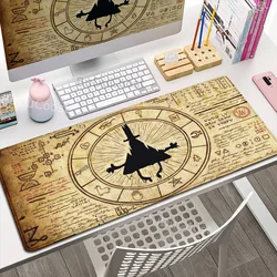 Xxl Bill Cipher Mousepad Computer Notebook Non-slip Keyboard Desk Mat 30x80cm Gamer Gravity Fall HD Mouse Pad Office Accessories