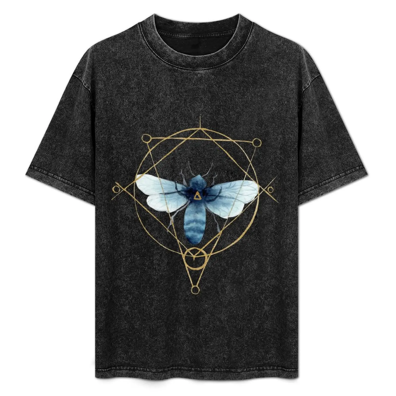 

Geometric Bee T-Shirt vintage for a boy hippie clothes man t shirt mens t shirt
