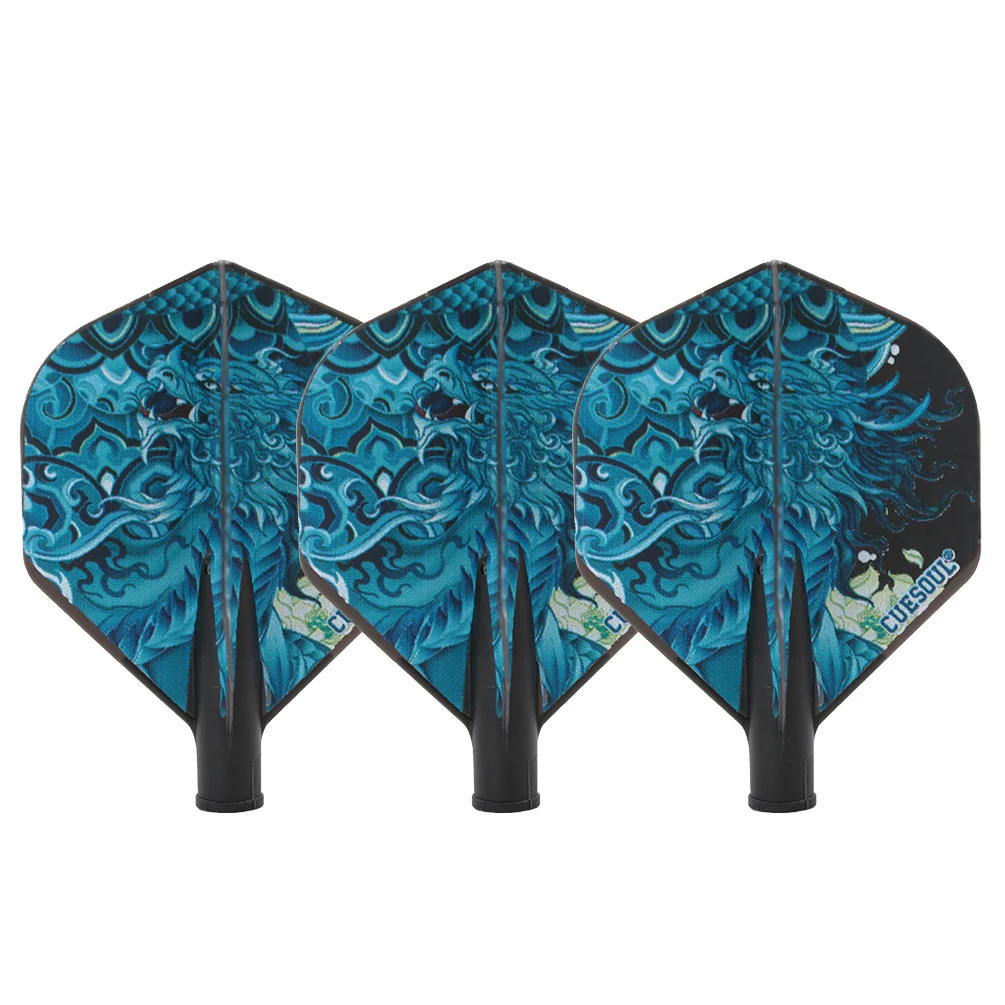 CUESOUL TERO AK4 Dart Flights with Four Mythological Symbols Design-XW