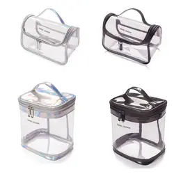 Women Lady Travel Transparent Makeup Bag Multifunctional Cosmetic Purse Casual Storage