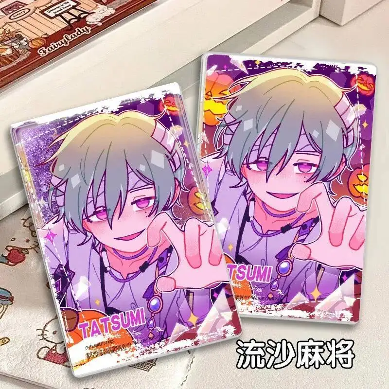 Ансамбль Звезд Косплей Томоэ Хиёри Сакума Рей САEGUSA IBARA Akehoshi Subaru акриловый струящийся песок маджонг орнамент подарки