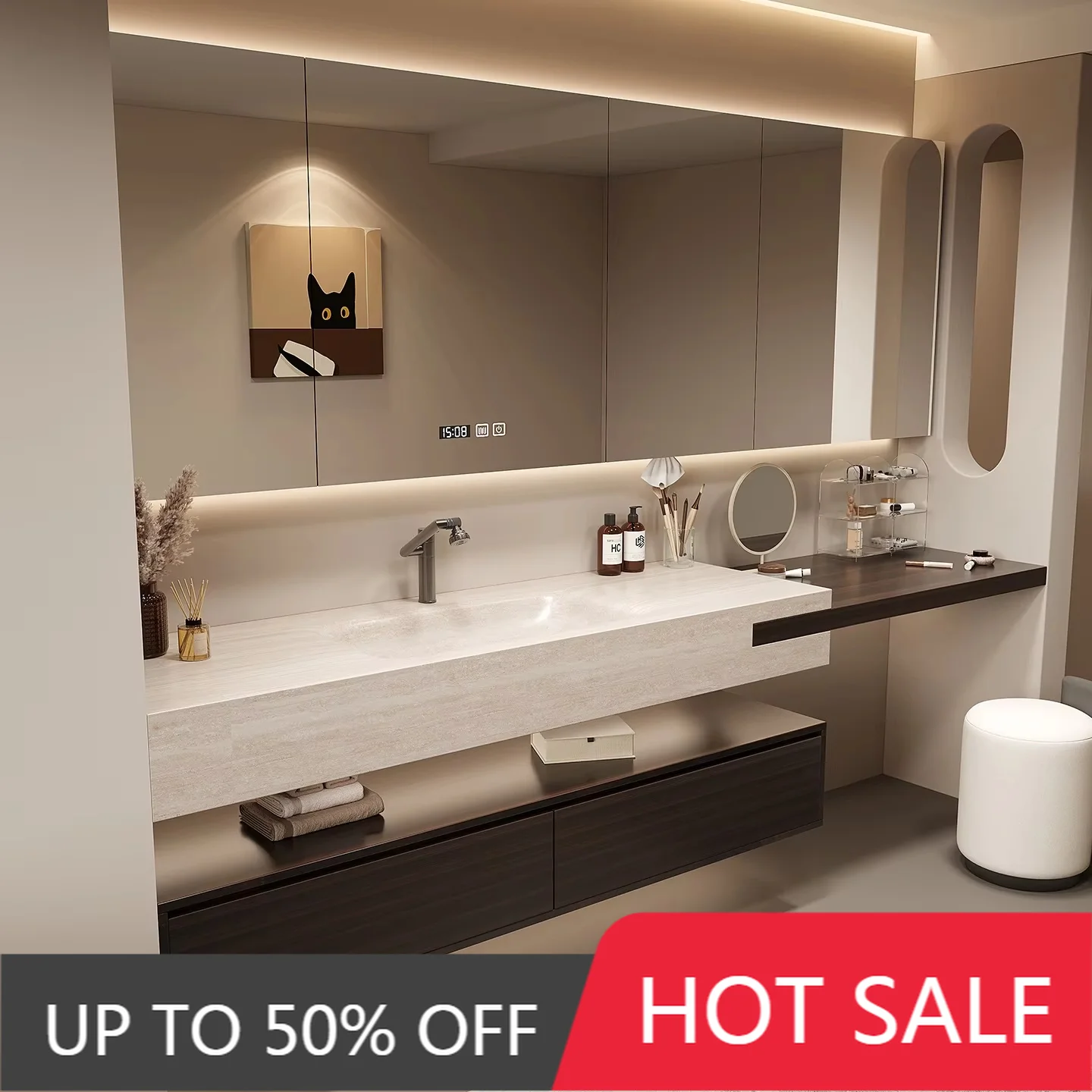 Bathroom Vanity Cabinet With Sink Bathroom Cabinets Storage Furniture Low Price High Performance - Customizable Quality Made