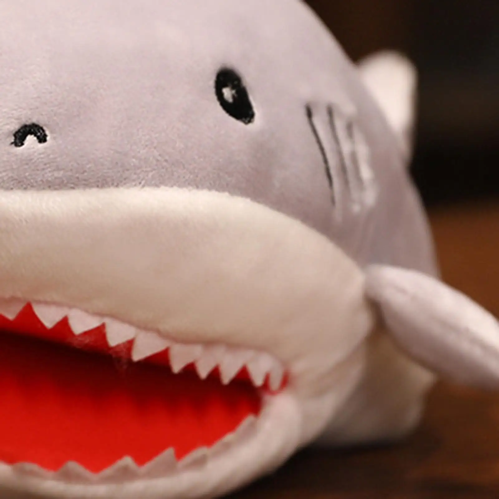 Shark Hand Puppet 11.81 Inch Cute Interactive Toy With Moveable Mouth Shark Animal Hand Puppets For Birthday Parties Christmas