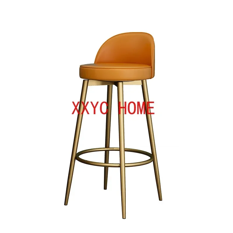 Leisure Counter High Bar Chairs Nordic Design Make Up Luxury Office Bar Chair Throne Modern Dinning Barstoel Furniture XY50BC