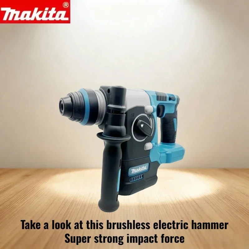 Makita Electric Cordless BrushlessHammer Drill Rechargeable RotaryHammer Drilling and ChiselingHigh torque power Tool（bare tool）