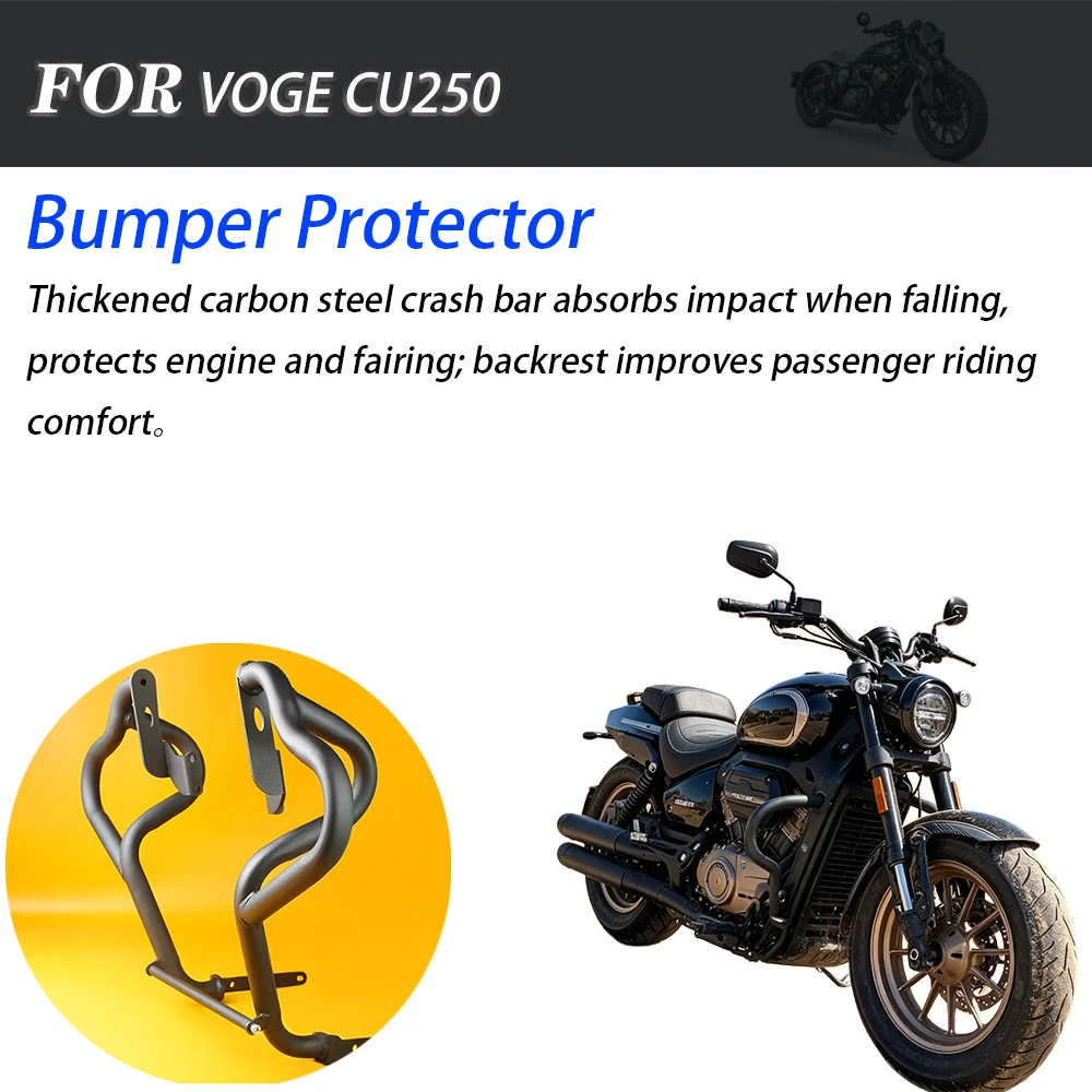 Motorcycle Crash Bar Bumper Protector Folding Passenger Backrest Quick Release Waterproof Canvas Saddle Bag Modified Accessories