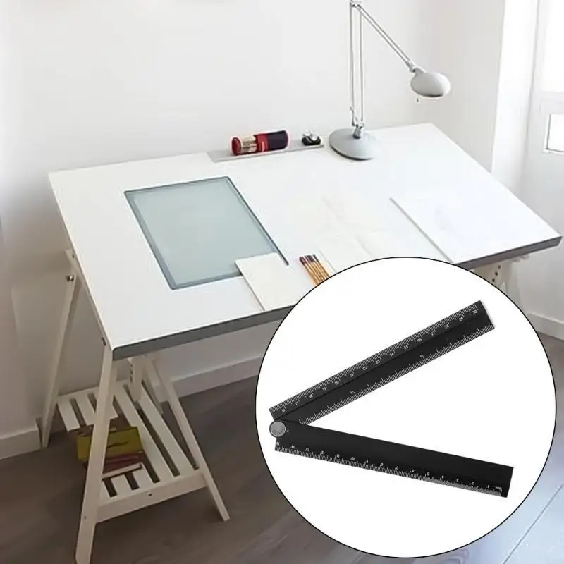 2025 reprodutores transmissores dobráveis ​​de 30cm com escala clara para desenho gráficos matemáticos
