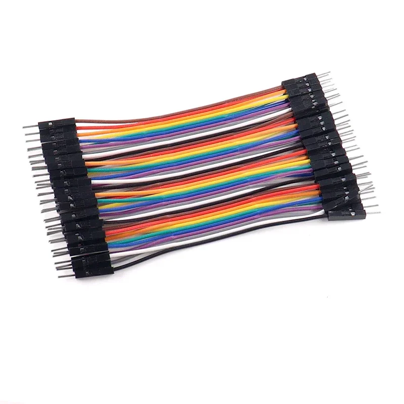 100pcs/lot 40P Dupont Wire 10CM 15CM 20CM 30CM 40CM Female-Male Female-Female Male-Male Signal Cable