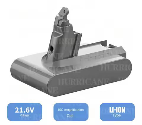 forSuitable for Replacing Dyson V6 Cordless Vacuum Cleaner Battery Dc58 62 Battery 21.6V Adapter Dyson V 6 Battery