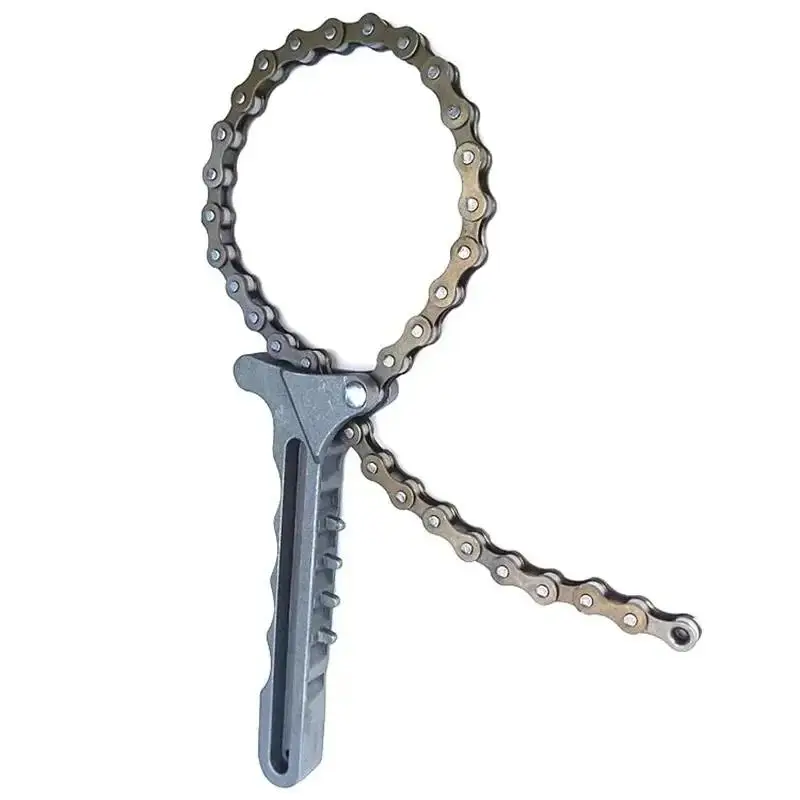 1pc New Creative Practical Adjustable Car Engine Oil Filter Chain Grip Key Wrench Remover Tools Car Repair Tools