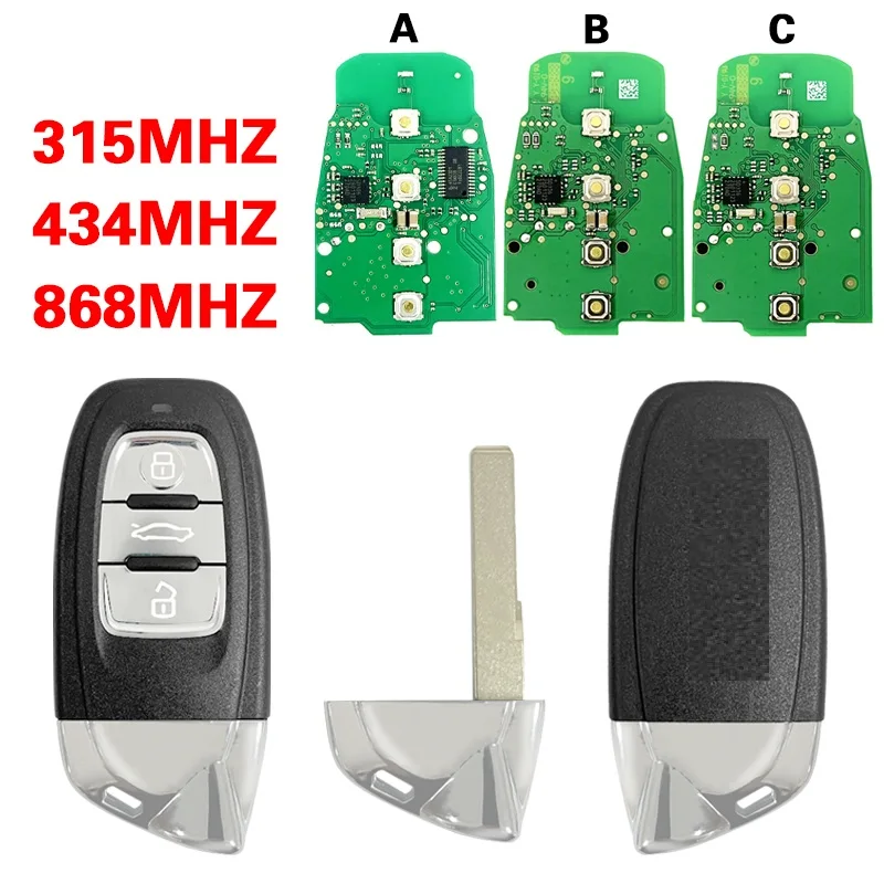 

CN076009 Послепродажный смарт-ключ дистанционного управления для Lamborghini Smart Key Remote PCF7945A Orignalchip315/434/868 МГц без ключа с логотипом