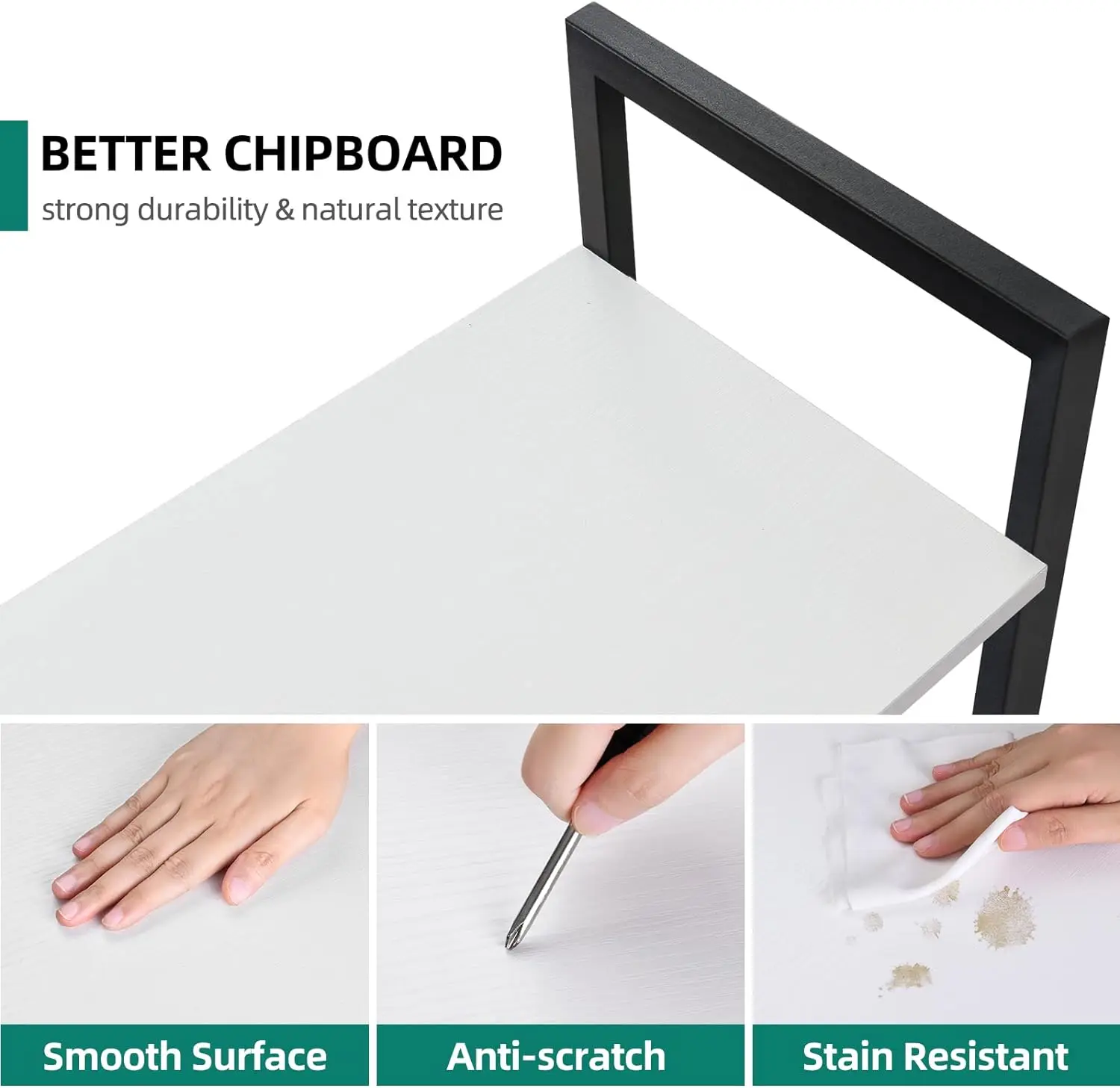 5 Tiers Bookshelf, Artsy Modern Bookcase, Book Rack, Storage Rack Shelves Books Holder Organizer for Books/- Rustic Brown