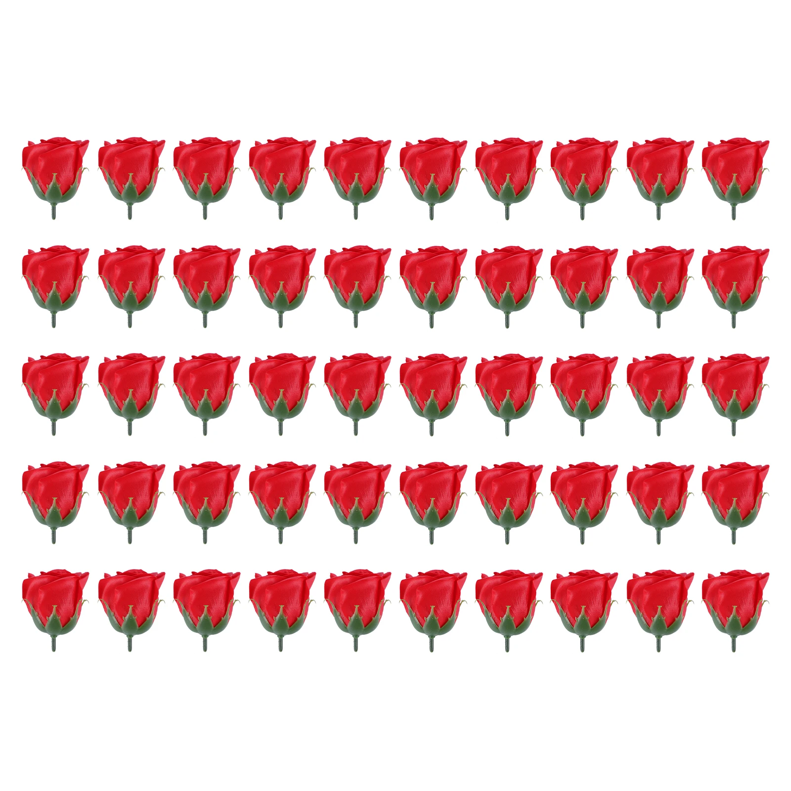 

50pcs Soap Flowers Artificial Decoration Home Gift For Valentine'S Day Mothers Holiday Gift Day Festival Holiday