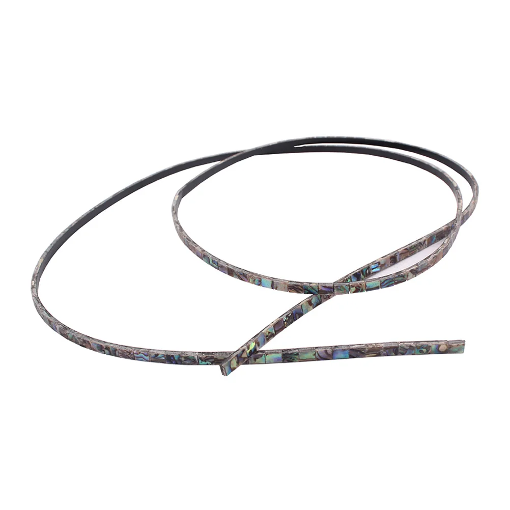 แถบเชือกมุกอะบาโลนหลากสี ขนาด 3 มม. ยาว 800 มม. สำหรับซ่อมกีตาร์ อูคูเลเล่ แมนโดลิน แบนโจ งาน DIY และเครื่องมือช่างทำเครื่องดนตรี