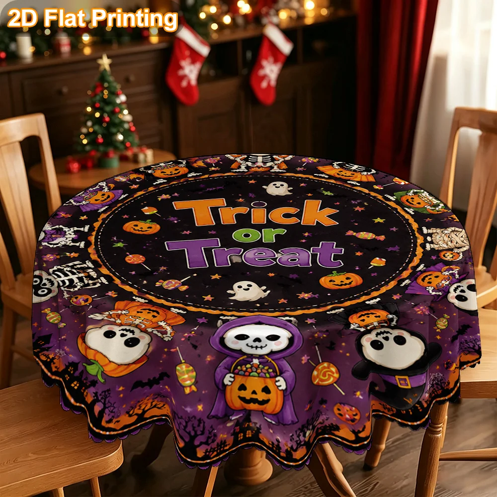 Christmas gift 2D flat model. 1 piece round holiday Halloween 