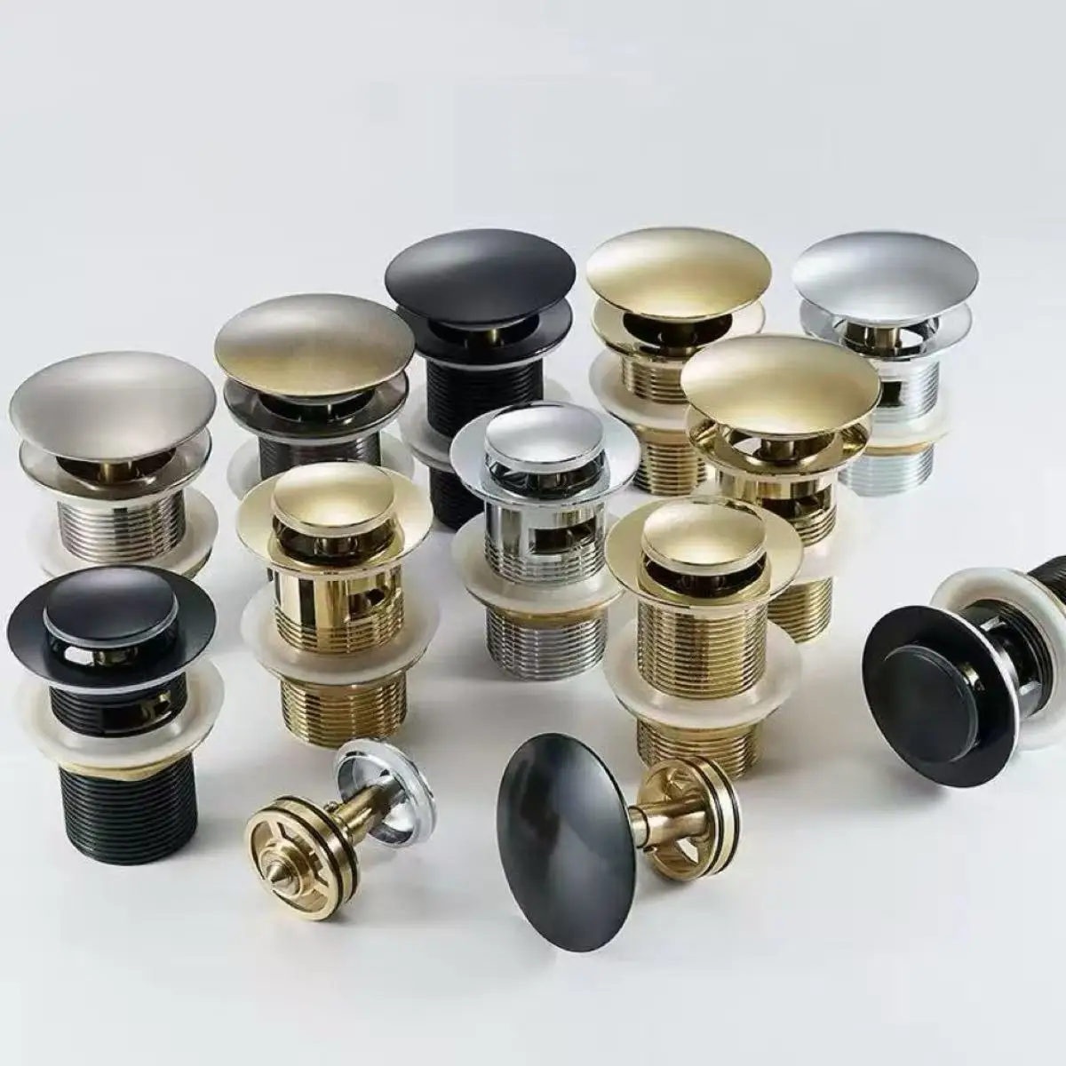 Bathroom Basin Sink Pop Up Drain Waste Stopper Bathroom Faucet Accessories