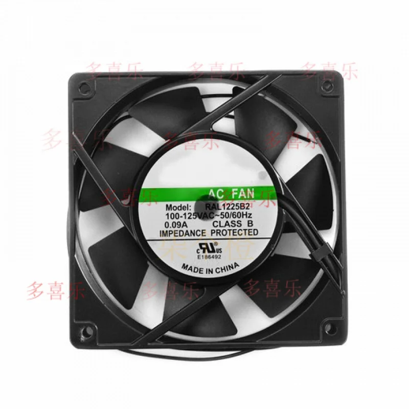 

ZMZM For XINRUILIAN RAL1225B2 100-125V 50/60HZ 0.09A 2pin 12025 Cooling Fan 120*25mm