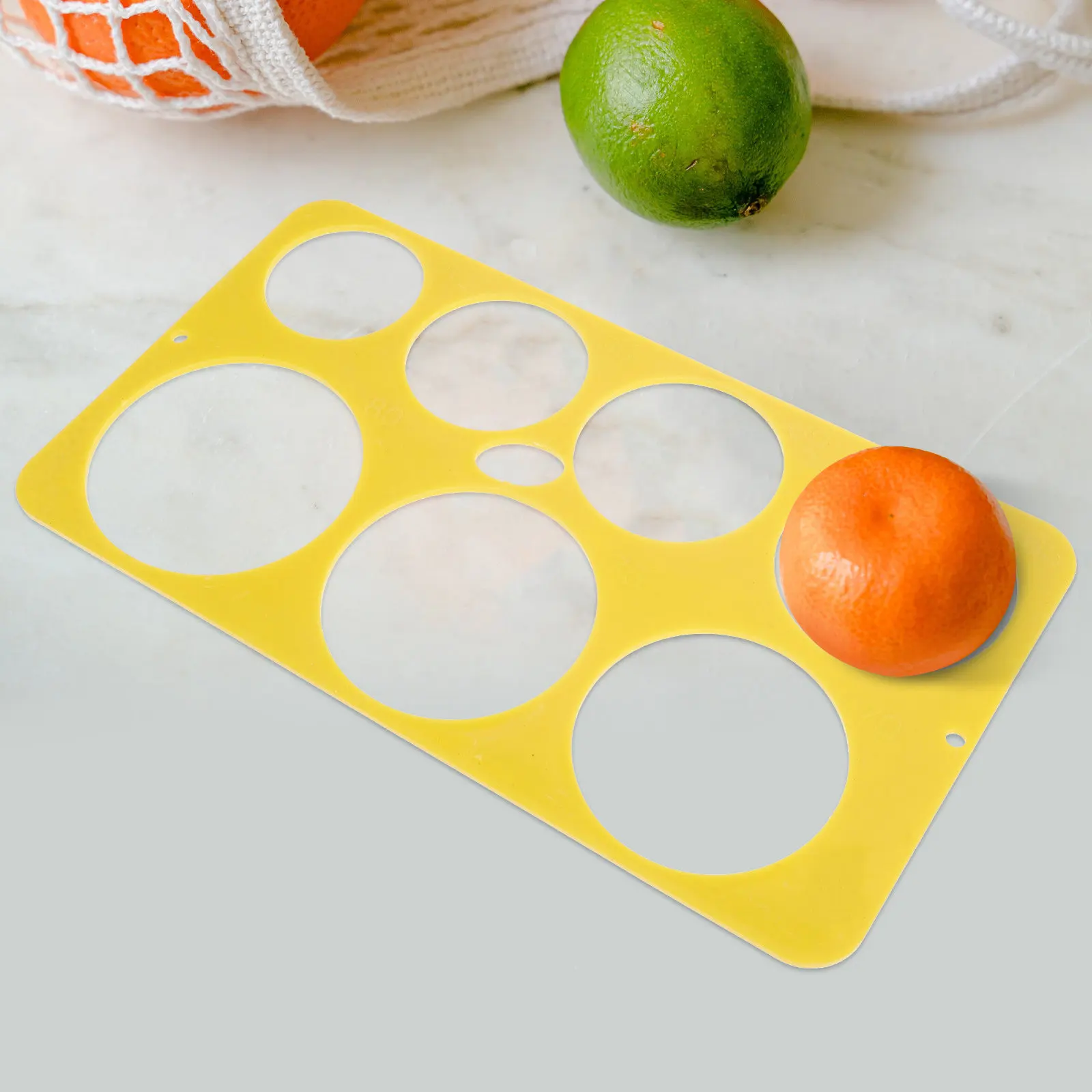 Citrus Diameter Measuring Ruler for Tangerines and Fruits – Farm & Market Sorting Tool
