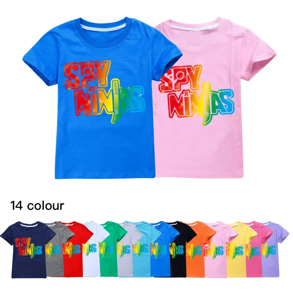 

2024 New Summer Fashion 3D New SPY NINJAS T Shirt Kids Funny Casual Game T-shirt Children Boy Girl Clothes Cool Tshirt Tops Tees