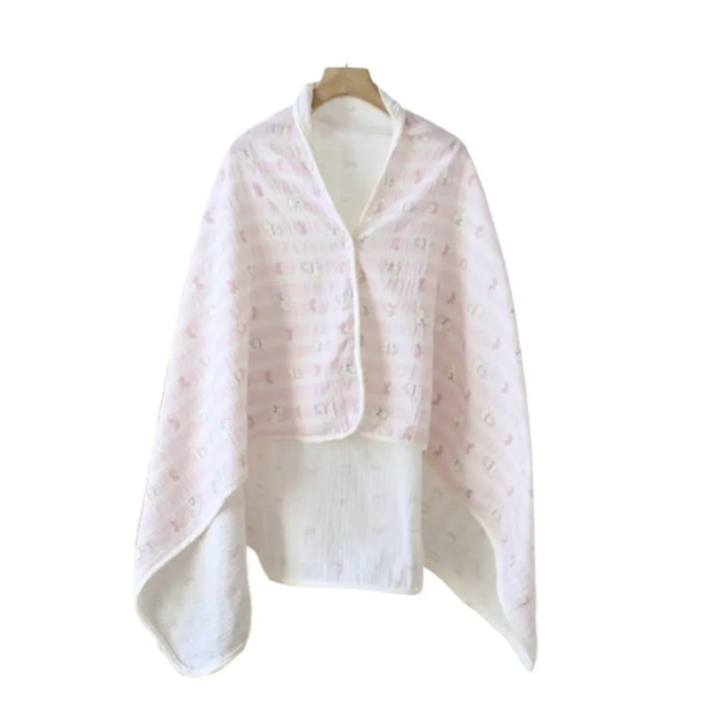 

Floral Printed Cotton Mother Cape Blanket Breathable Feeding Cover Cartoon Mommy Shawl Nursing Apron Keep Warm