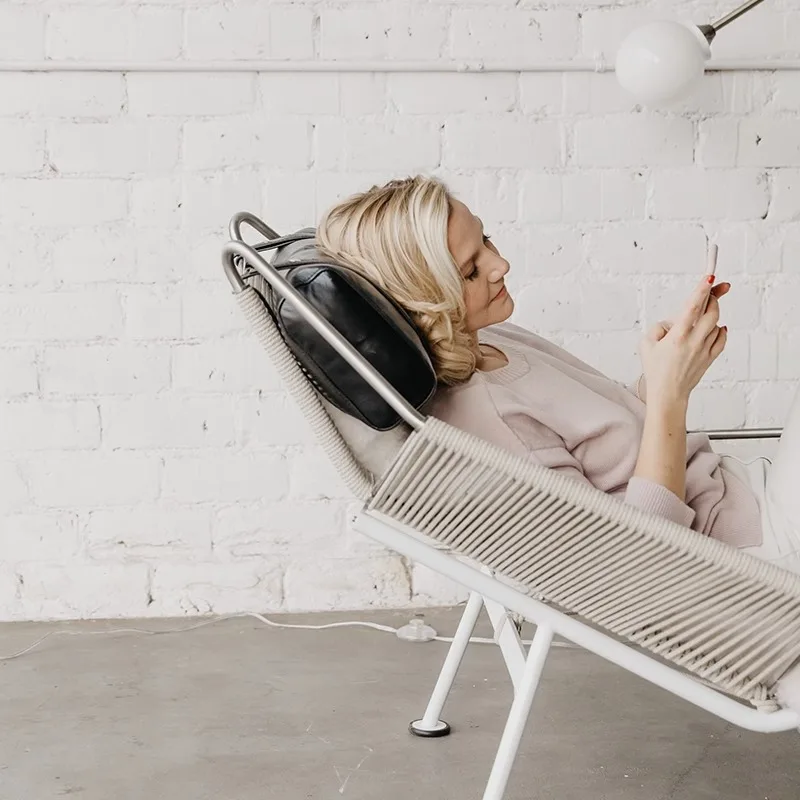 Dänischer Wabi-Sabi-Liegestuhl