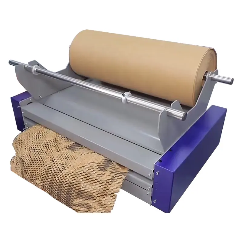 HPD600 Honeycomb Paper Dispenser, Kraft Stretch Honey Paper Void‑Fill Packing Machine