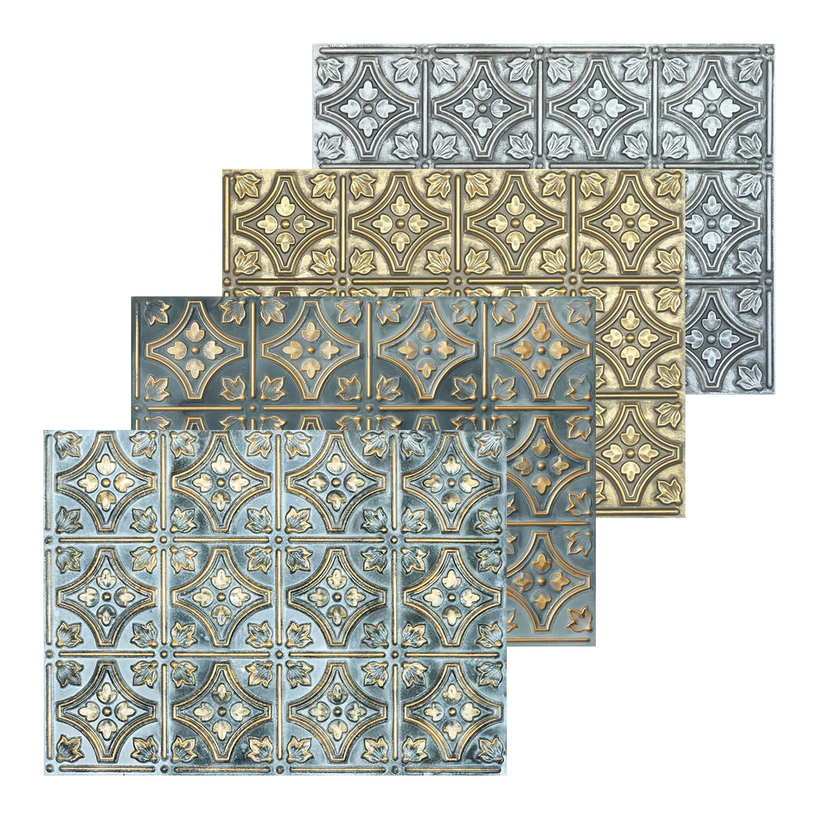 Embellish ceiling tiles, Decorative pvc panels, for light luxury restaurant PLB10 10tiles/lot