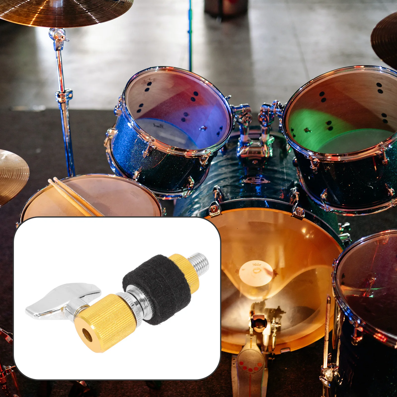 

Clutch Drum Kit Hi-hat Aluminum Alloy Cymbal Percussion Quick Release Hihat Accessories Yellow Hardware