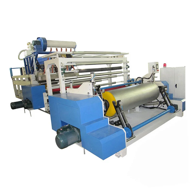 YUGONG Automatic Co-extrusion Lldpe Plastic Stretch Film Machine 2 Layers Stretch Film Making Product Line