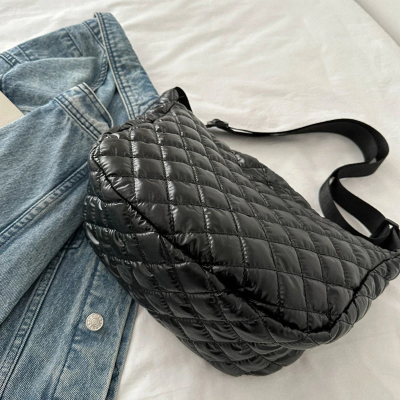 Hochwertige kleine Tasche mit Textur für Damen und Herren, vielseitige Umhängetasche mit einer Schulter – Detail 5