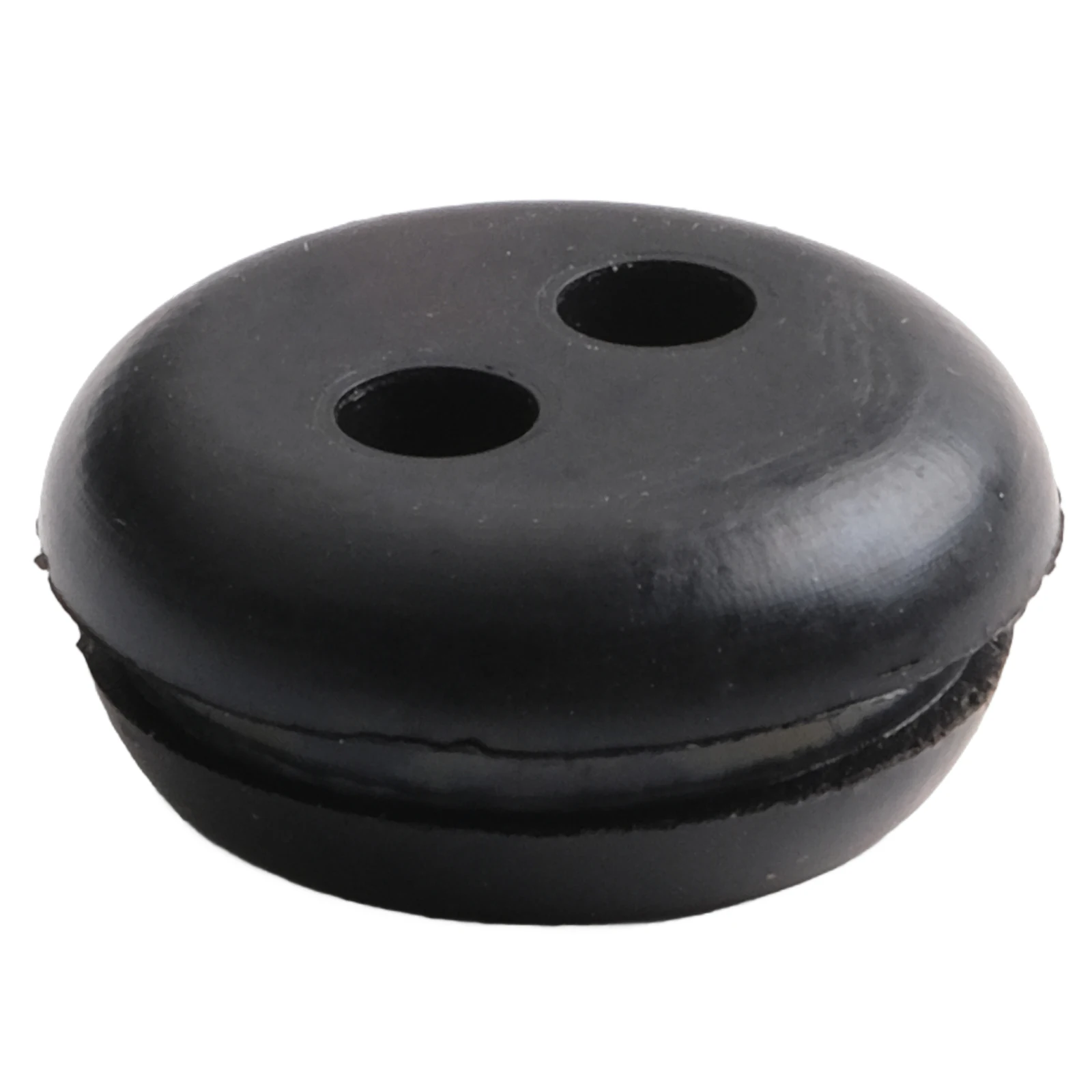 5/10pcs 2-Hole Black Rubber Fuel Gas Tank Line Grommet For Home Trimmer Brush Cutters Lawn Mower For Husqvarna Garden Tool Part