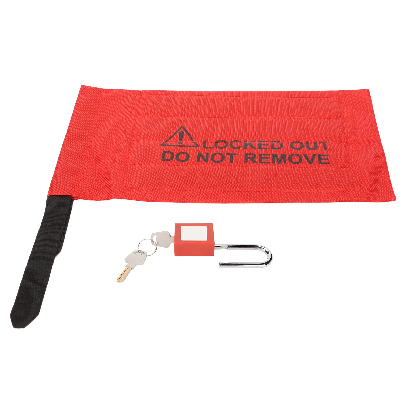 Tagout Lock High Security Reinforced Nylon PA Safety Padlock 38mm Shackle  Resistant for Industrial Electrical Equipment