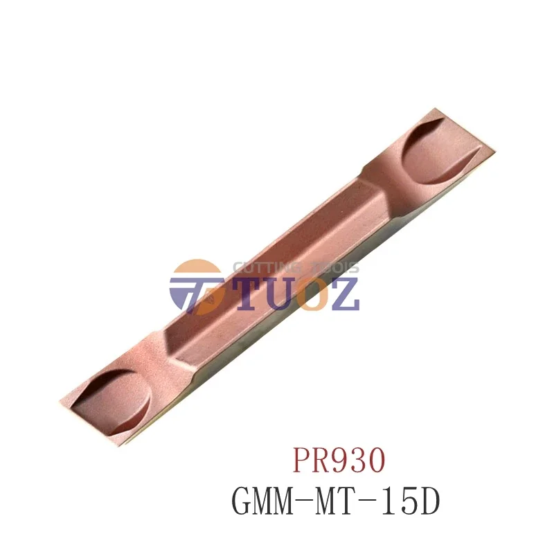 100% Original GMM2020R-MT-15D PR930 Carbide Grooving Inserts GMM MT 2020 R-MT 15° 2mm Slotted Blade Lathe Cutter CNC Tool