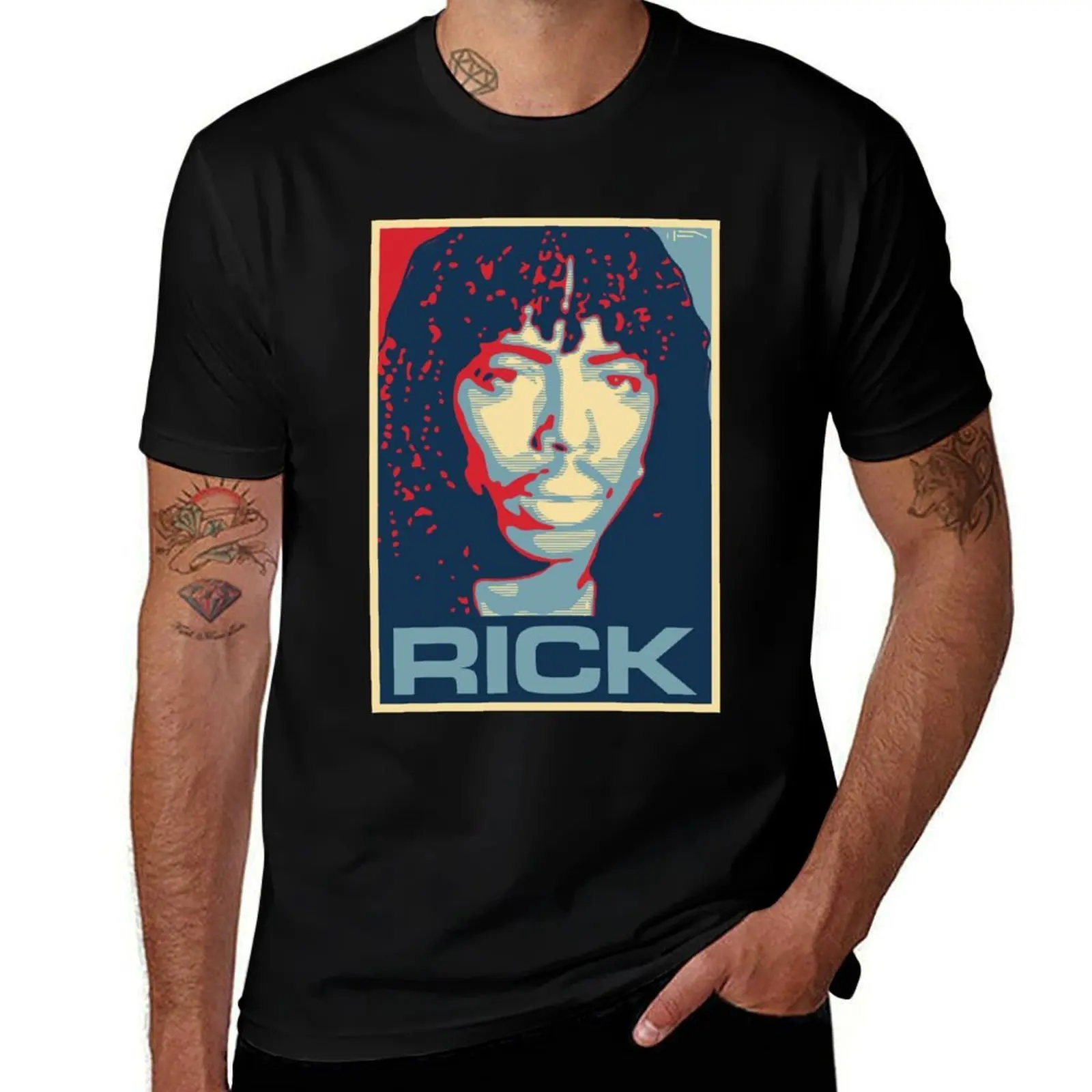 

Rick T-Shirt animal prinfor boys custom shirt anime figures blacks men clothings