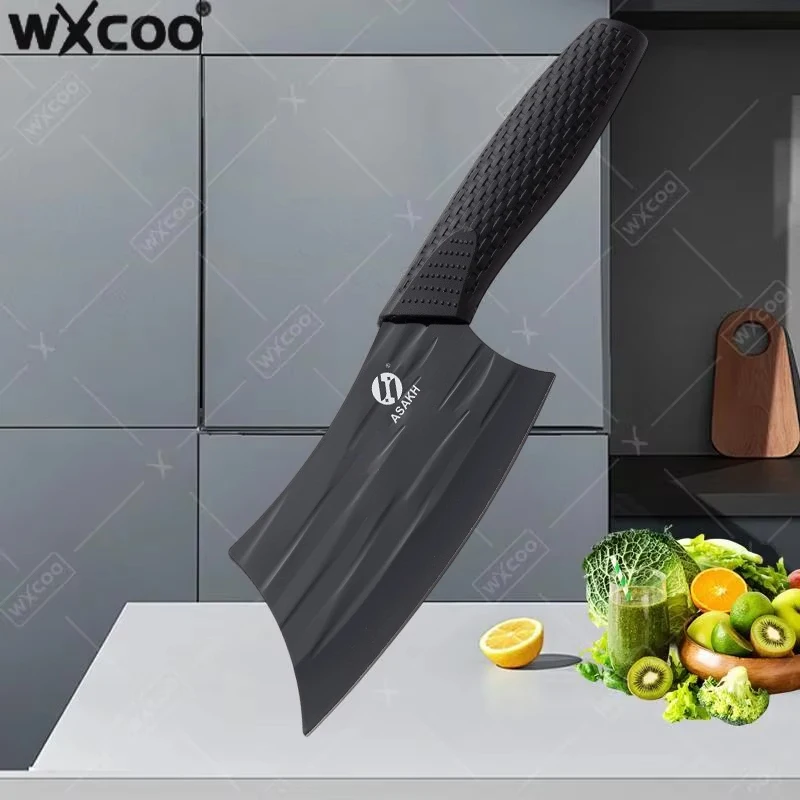 WXCOO Japanisches Küchenmesser, Allzweckmesser aus Edelstahl zum Schneiden von Gemüse, Obst, Schneiden, Haushaltsküchenzubehör