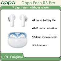 Original OPPO Enco R3 Pro Earphone 49dB Active Noise Reduction Bluetooth TWS Headset 44-hour battery life Earbuds