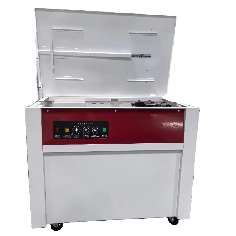 Semi Auto Strapping Machine Double Motors with Closed Body Binding PP Strapping Machine