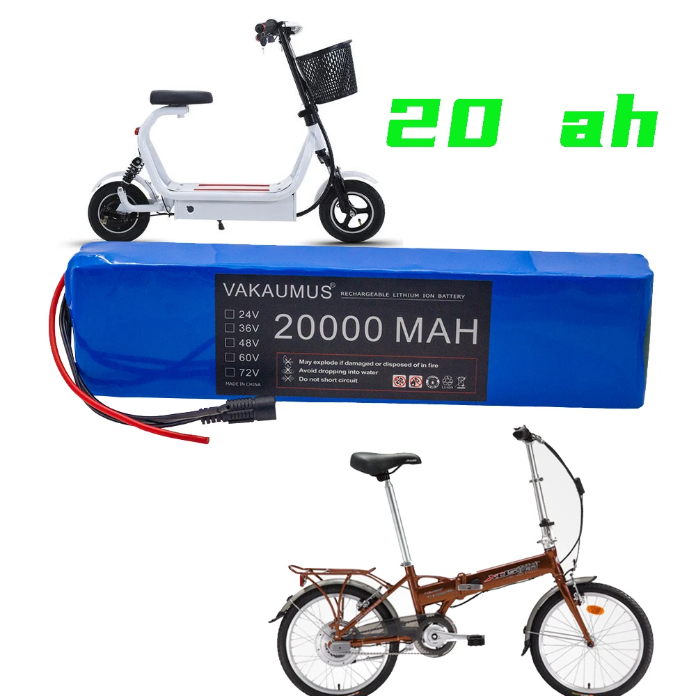 E-bike Battery 48v 20Ah 18650 Lithium Ion Battery Pack 13S2P Bike Conversion Kit Bafang 1000w and 54.6V