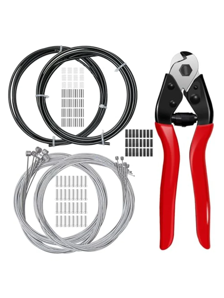 AliExpress NONE 1pcs/1set Stainless Steel Wire Cutter Bike Brake and Shifter Derailleur Cable Housing Kitfor Mountain Road Bike Repair Tool Set