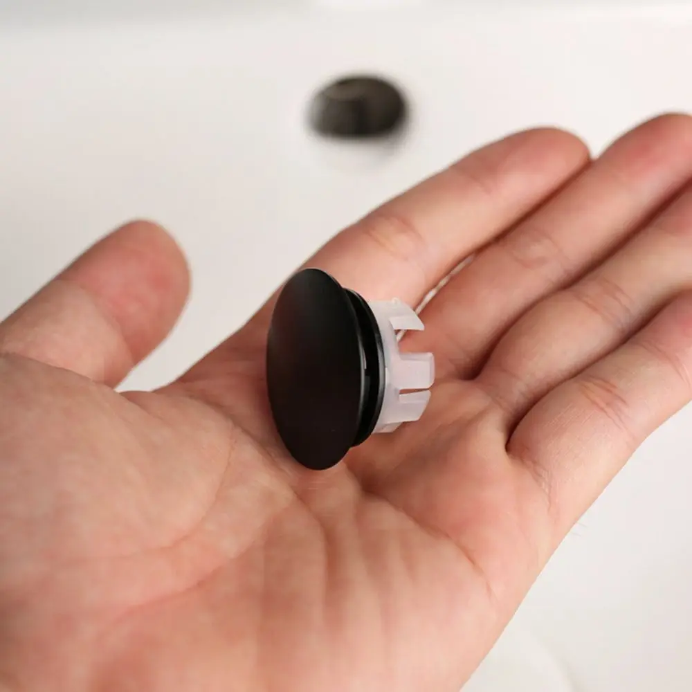 Copper Sink Overflow Cover Trim Ring Hole Cap Wash Basin Round Double Layer Overflow Ring Plug TubDrain Stopper Kitchen Bathroom