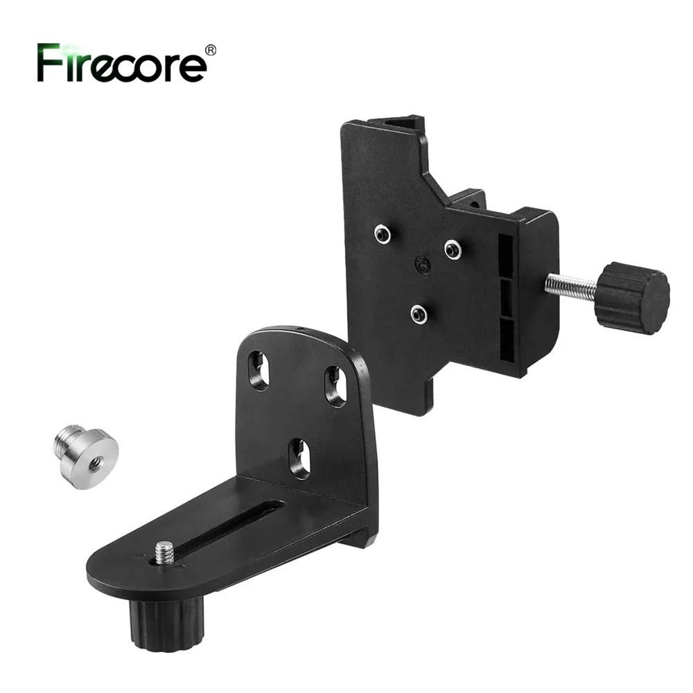 FIRECORE níveis laser suporte adaptador 1/4 ou 5/8 polegada para diferentes larguras haste de extensão para universal laser nível 1/2 conjunto