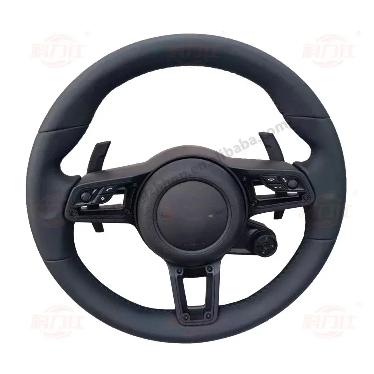 

Suits for PorscheHeating Macan Cayman Cayenne Panamera customized steering wheel with all leather carbon fiber