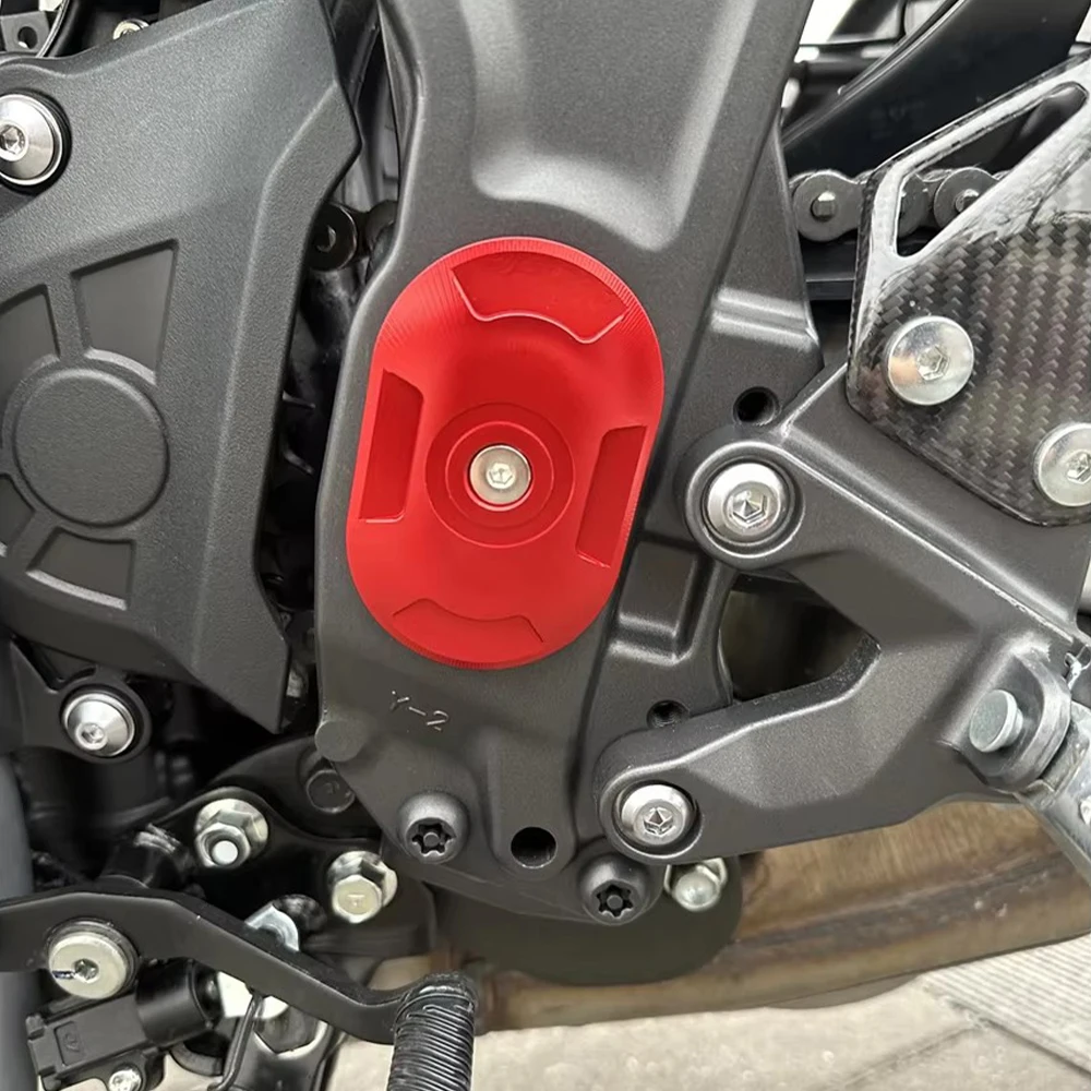 CNC Frame Hole Cover Caps Plug Decorative Frame Cap Set Fit For YAMAHA MT-09 MT09 SP Tracer9 Tracer 9 GT XSR900 XSR 900
