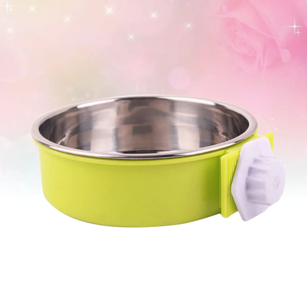 

Stainless Steel Pet Hanging Bowl Cage Coop Small Size Double Layer Detachable Dog Bowl Puppy Cat Feeder Portable Water Dispenser