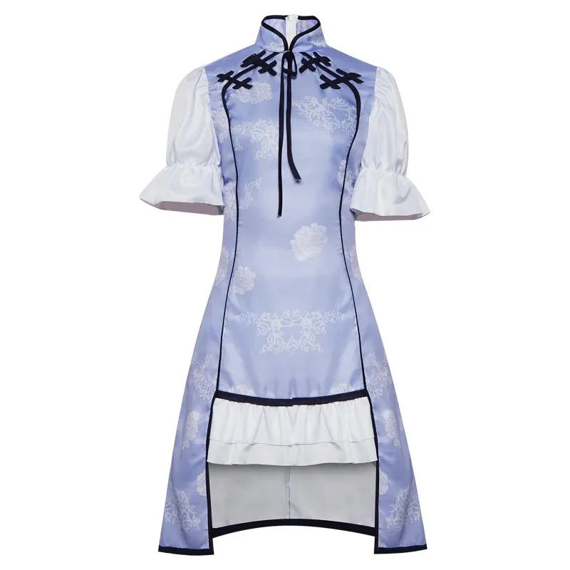 CyKaname Madoka Cosplay Costume Akemi Homura Cheongsam Halloween Miki Sayaka Women Clothes