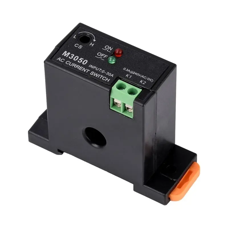Reliable-Current Sensing Switch AC Current Sensing Switch 0.2A-30A Induction Relay For Overcurrent Protection Monitoring,Current